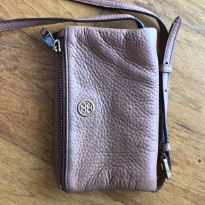 Tory Burch tan crossbody bag